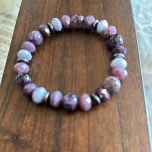 Purple Passion stretch bracelet